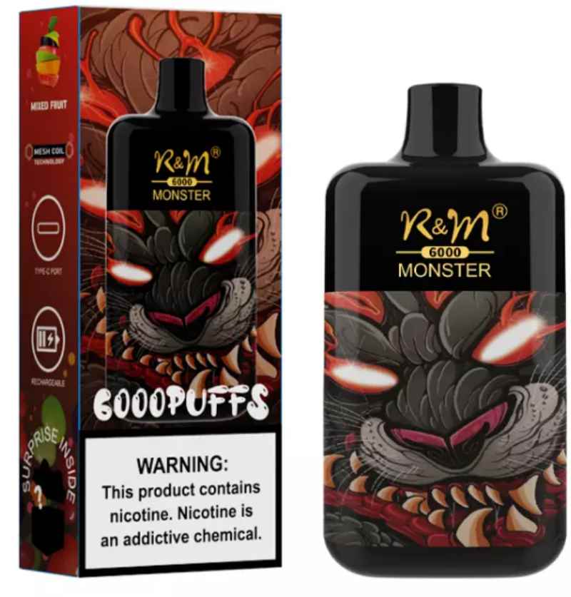 RM MONSTER 6000 vapes