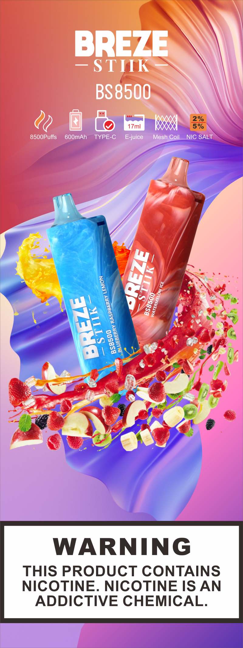 Breze Stiik BS8500 puffs vapes Breze Stiik BS8500 puffs vapes