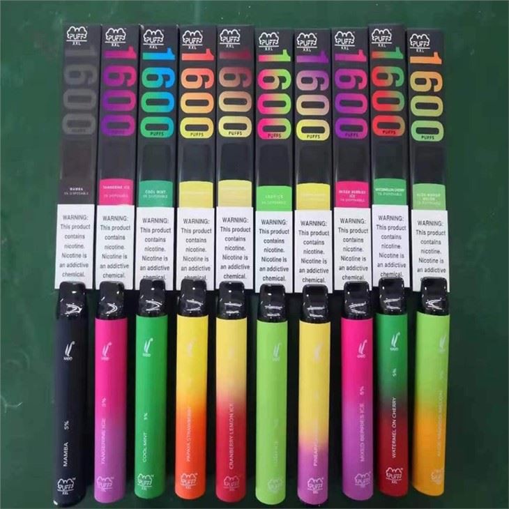 puff xxl 1600 puffs electroic cigarette disposable vape 1