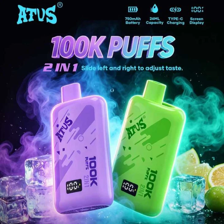 ATVS 100K 2 DALAM 1 PUFF