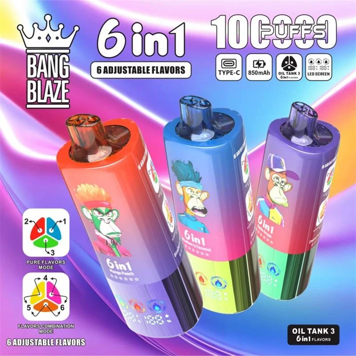 Bang Blaze 6 dalam 1 100000 puffs