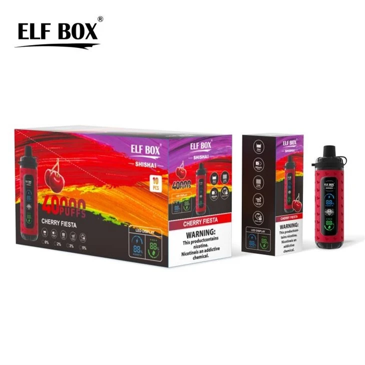 cherry fiesta_ELF BOX SHISHA MAX 40000