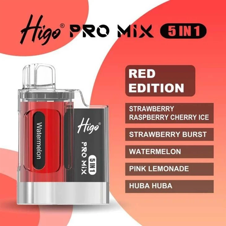 Higo_PRO_MIX_6666_puffs_red_edition_Higo Pro Mix 6666