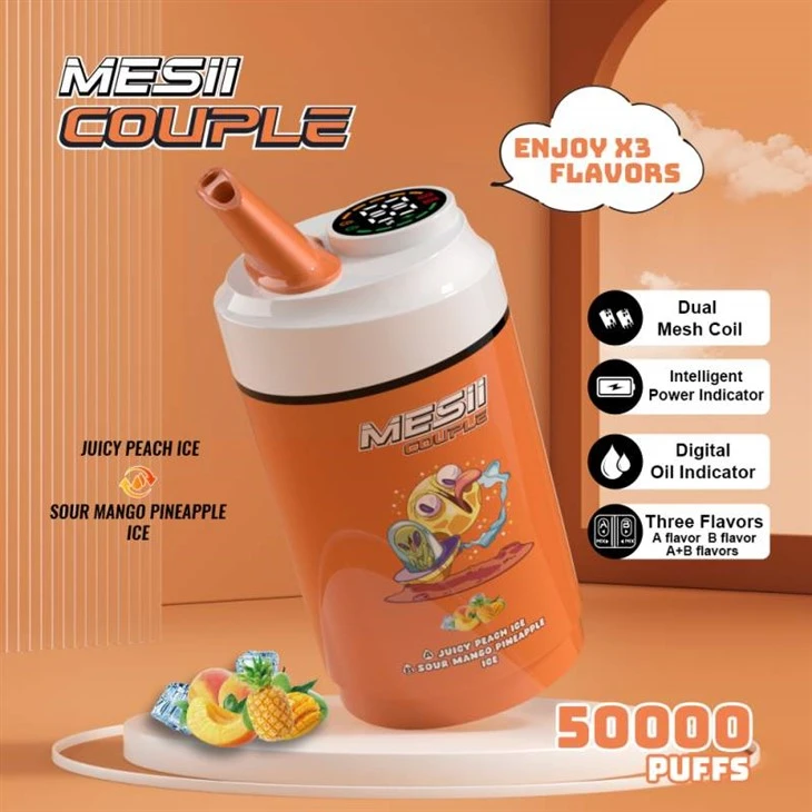 Mesii Pasangan 50000 Puffs Double Flavor Twins