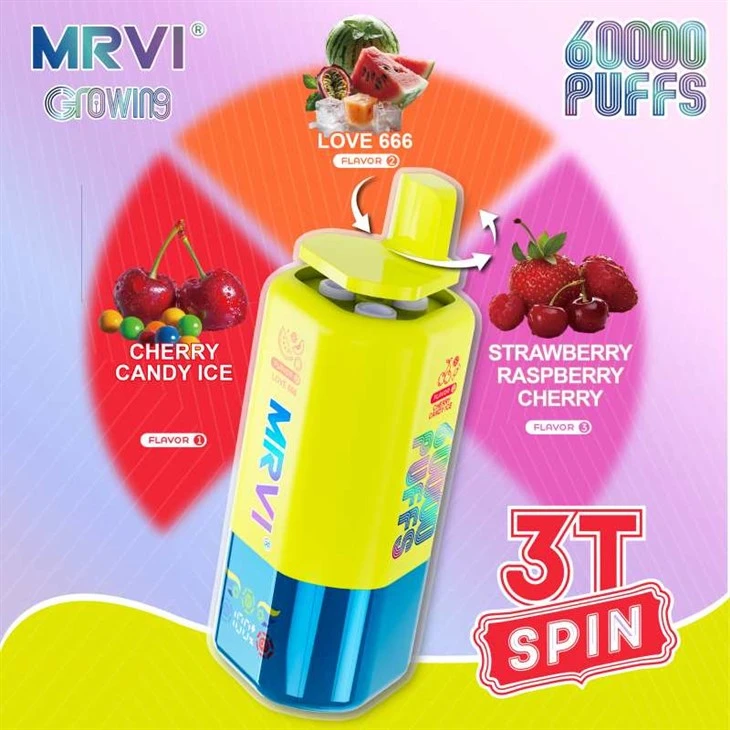 MRVI berkokok 60000 puffs rasa tiga