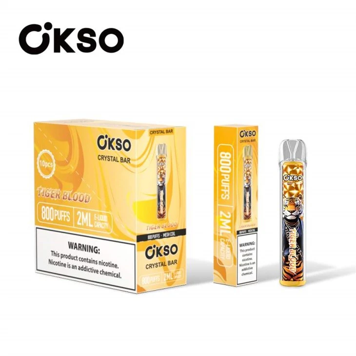 Okso crystal bar 800 puffs
