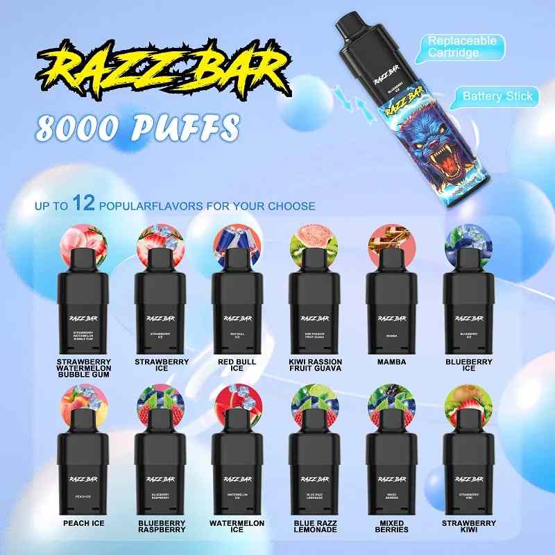 razz bar 8000 taste