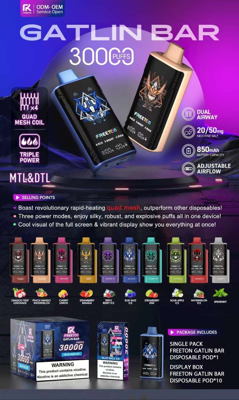 Freeton GATLIN BAR 30000 puffs