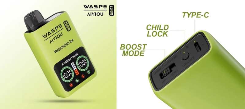 Waspe-Aiviou-25000-Puffs-Bar-25K-Puff-Disposable-Vape-Power-Adjustable-Big-Vapor-Fruit-Flavor-E-CigaretteWASPE Aiviou 25000 Waspe-Aiviou-25000-Puffs-Bar-25K-Puff-Disposable-Vape-Power-Adjustable-Big-Vapor-Fruit-Flavor-E-CigaretteWASPE Aiviou 25000