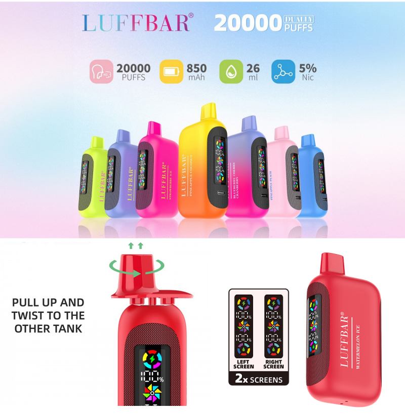 us-LUFFBARDuallyDisposableVapeKit Luff Bar Dually 20000