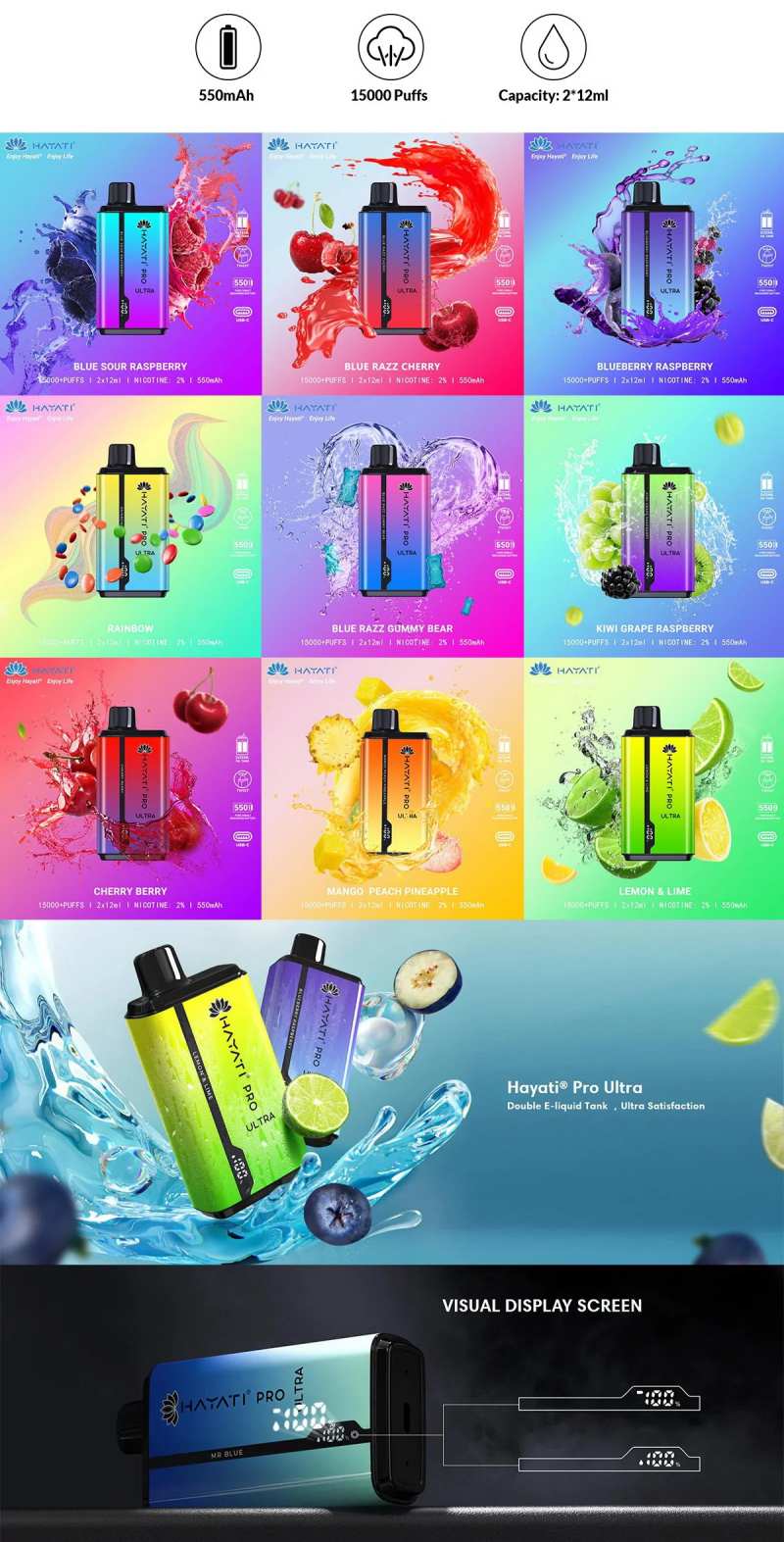 Hayati-Pro-Ultra-15000-Disposable-Vape-Hayati Pro Ultra 15000 Hayati-Pro-Ultra-15000-Disposable-Vape-Hayati Pro Ultra 15000