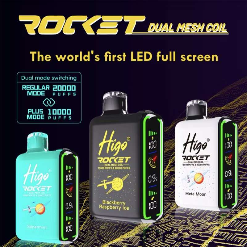 Original-2024-New-Vape-Higo-Rocket-20000-Puffs-Geek-Disposable-Bar-High-Quality-Eizi-Bar-with-Full-LED-Display Higo Rocket 20000 15