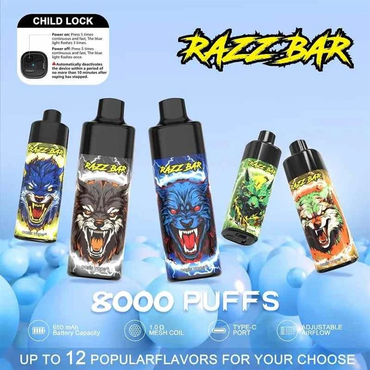 RAZZ BAR 8000 Sedutan
