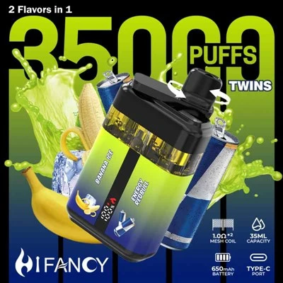 Hifancy Twins 35000 Puffs Vape Dual Flavors