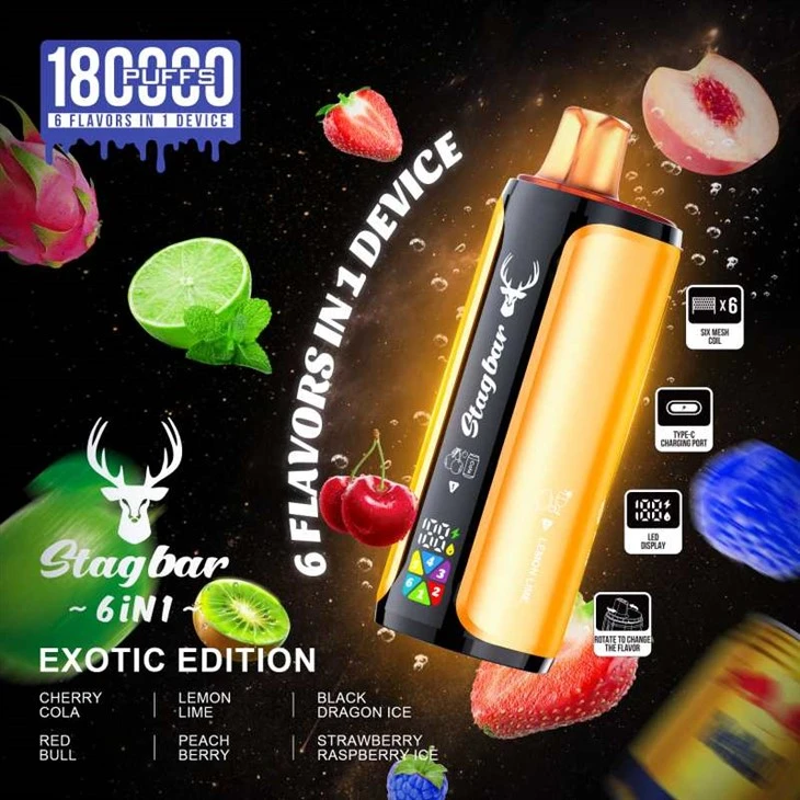 StagBar 180000 6dalam1 Puff