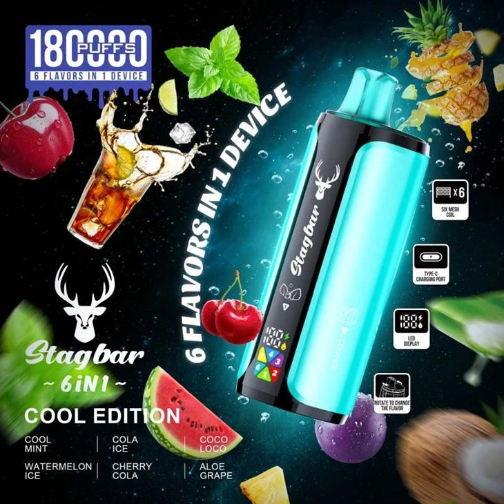 StagBar 6in1 180K Puff high quality